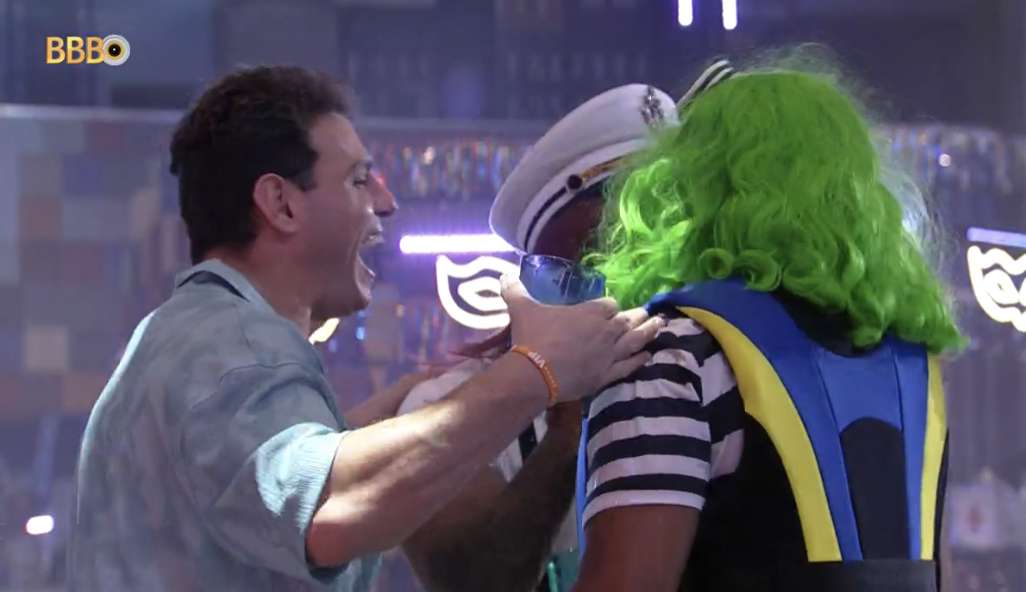 BBB 23: Cezar e Ricardo conversam sobre rivalidade na festa do líder