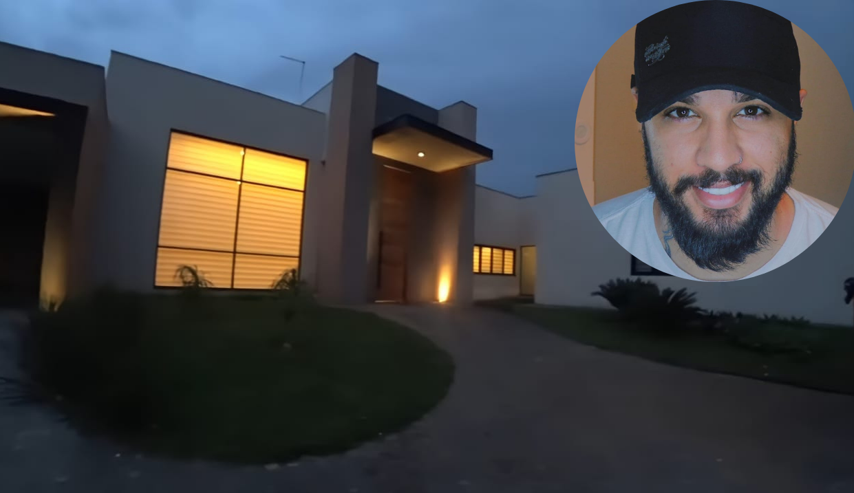 Youtuber Lucas Lira posta vídeo mostrando nova mansão.