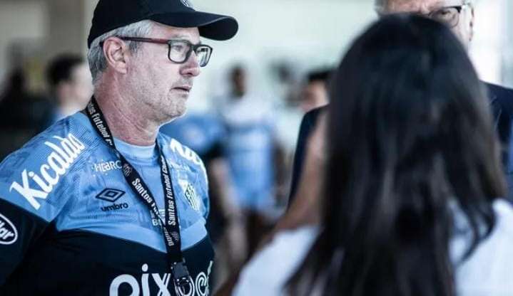 Odair admite preocupação com o Santos no Brasileirão