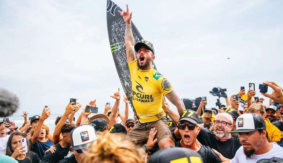 Filipe Toledo busca o bicampeonato do WSL e vaga nas Olimpíadas de 2024