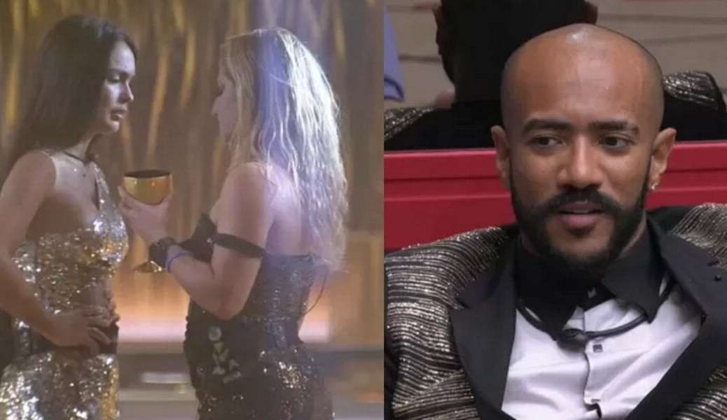 Ricardo discute com Larissa e Bruna Griphao no jogo da discórdia