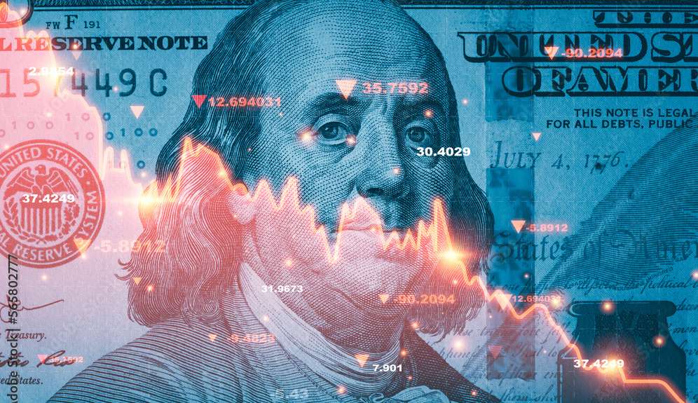 Dólar tem queda de 0,23% em meio a inflação preocupante no Estados Unidos