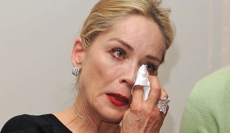 No Instagram, Sharon Stone pede devolução de pintura roubada