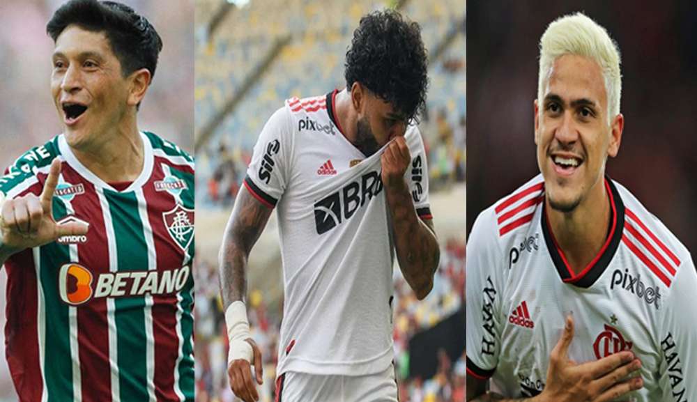 Dupla Flamengo e Fluminense reúnem Top 3 de artilheiros do Maracanã desde 2020