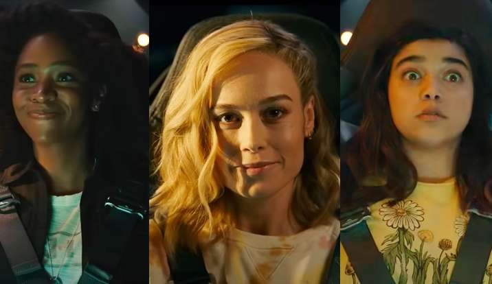 Brie Larson, Iman Vellani e Teyonah Parris estrelam no primeiro trailer de “As Marvels”