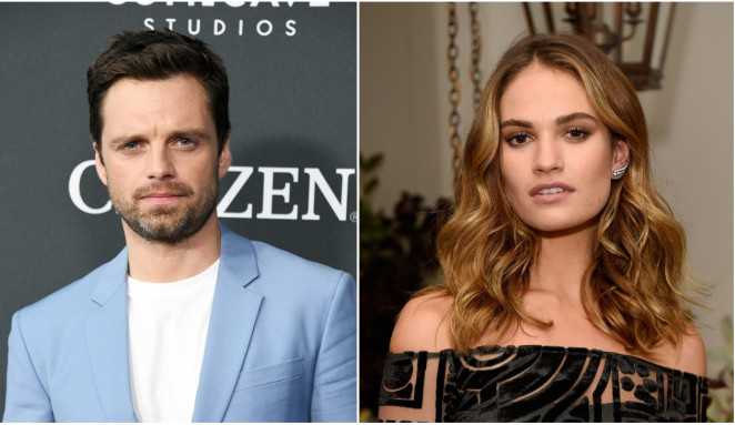 Primeiras imagens de Sebastian Stan e Lily James na série Pam and Tommy são liberadas