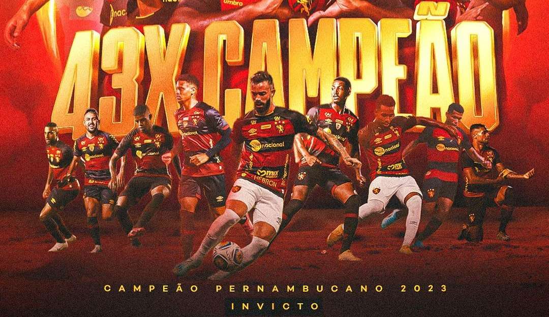 Sport é campeão invicto do Pernambucano