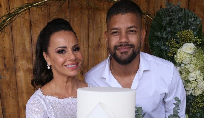 Viviane Araújo se casa com Guilherme Militão no Rio de Janeiro