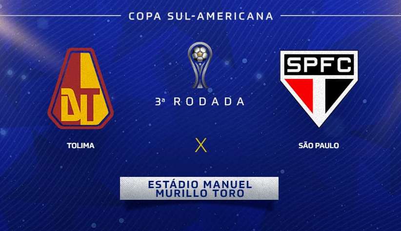 São Paulo enfrenta o Tolima pela Copa Sul-Americana