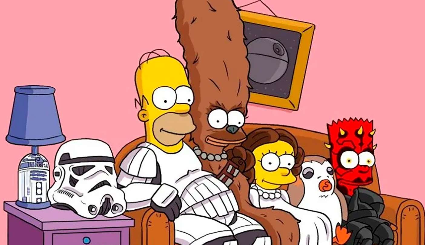 Disney anuncia novo crossover entre Os Simpson e o universo de Star Wars