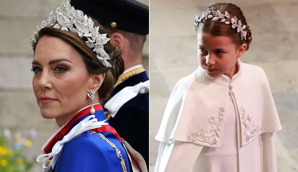 Confira o look de Kate Middleton e da filha para a coroação do Rei Charles III