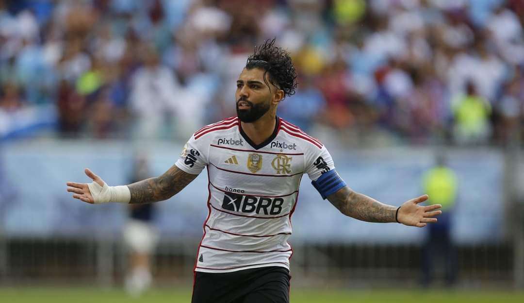 Contra o Bahia, o Flamengo venceu sua primeira partida fora de casa no Brasileirão