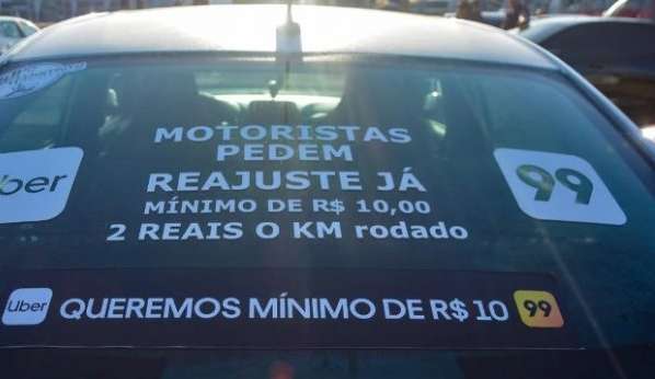 Protestos de motoristas de app marcam a segunda-feira em diversas cidades