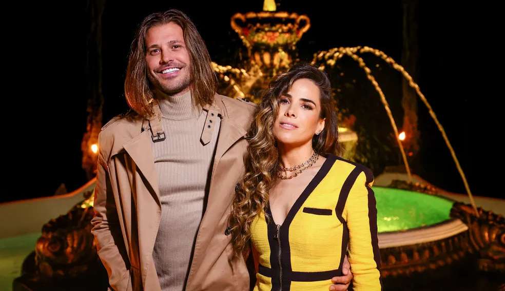 Wanessa Camargo e Dado Dolabella trocam carinhos em evento