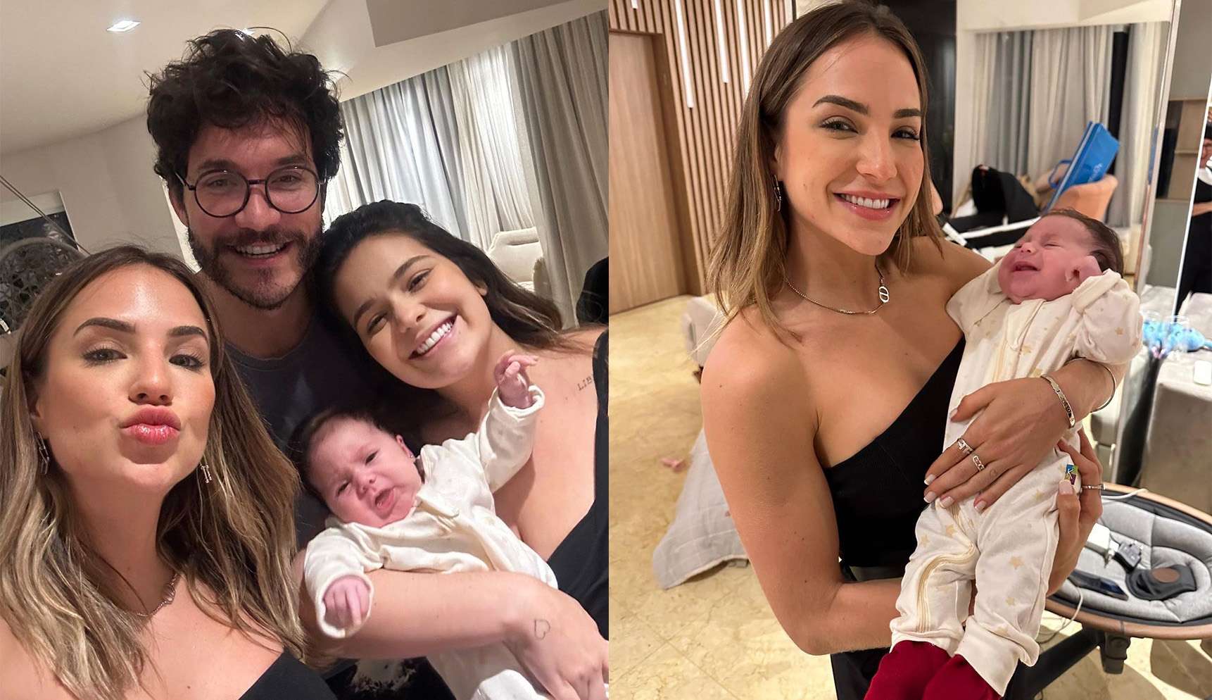 Cantora Gabi Martins visita filha dos ex-BBBs Viih Tube e Eliezer