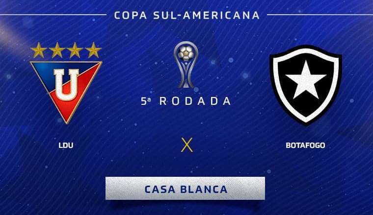 Botafogo tem duelo direto contra LDU pela liderança na Sul-Americana