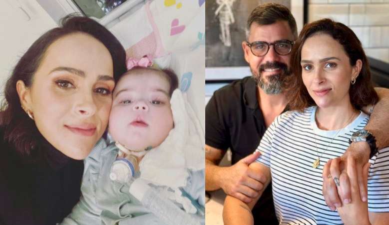 Letícia Cazarré celebra progresso da filha após cirurgia