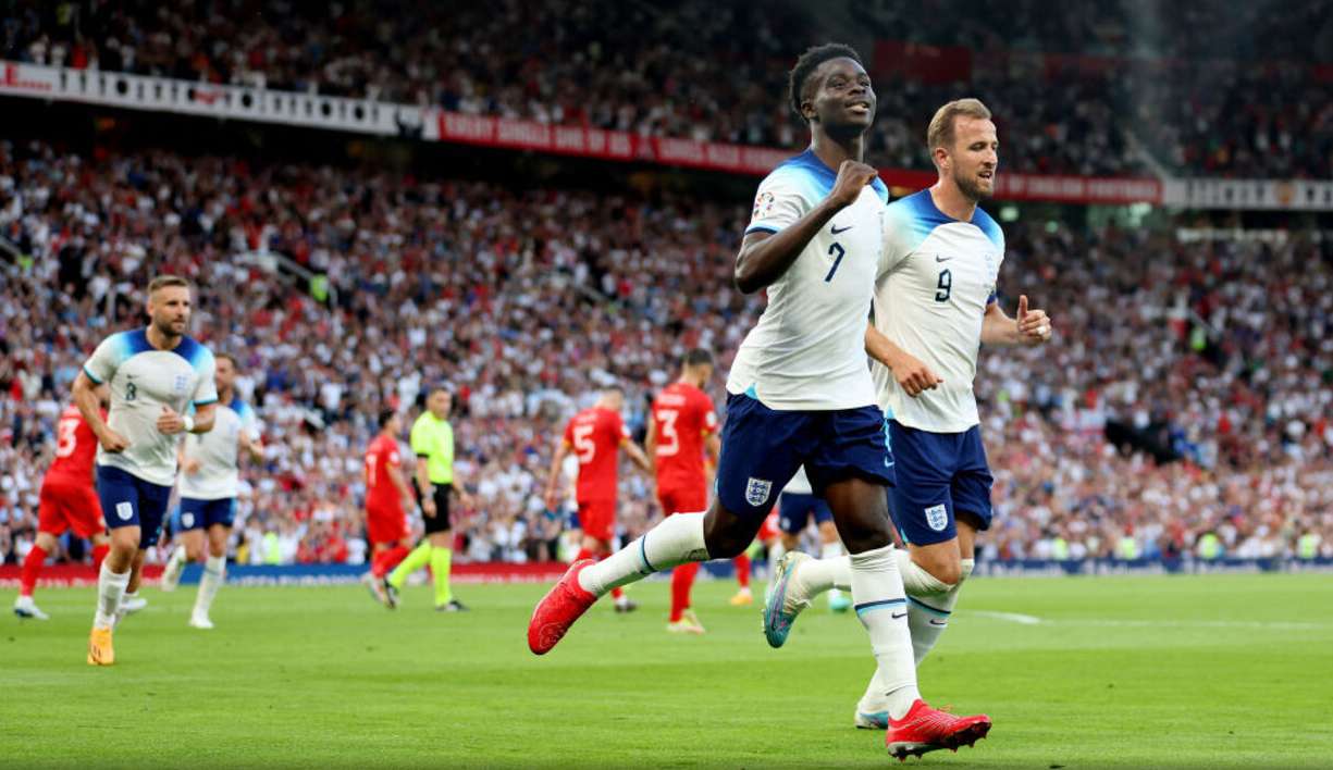 Inglaterra goleia Macedônia do Norte e lidera Grupo C das Eliminatórias da Eurocopa