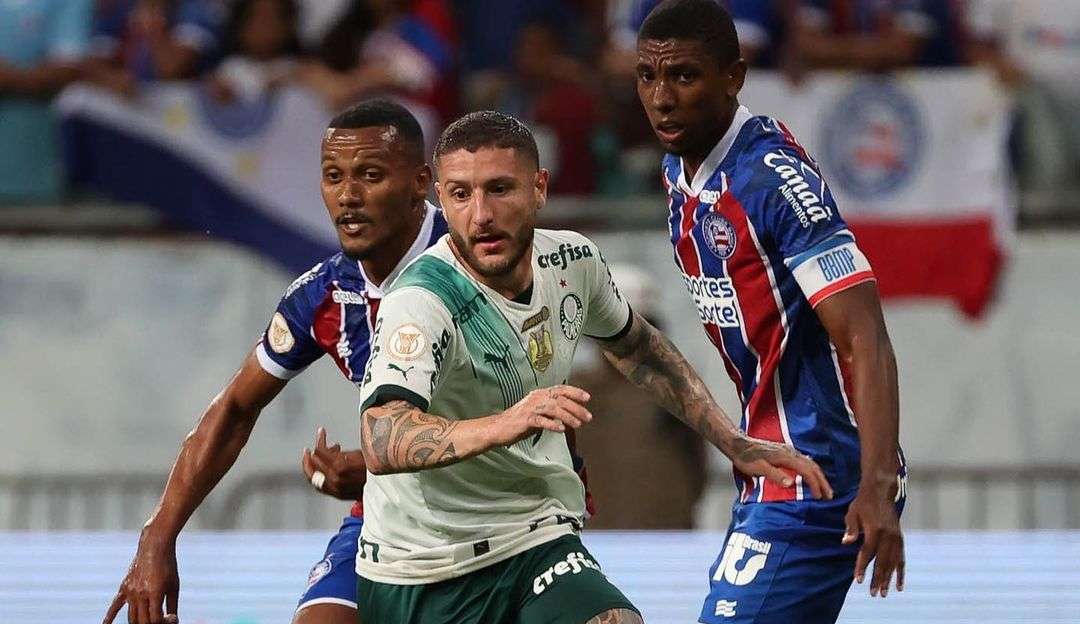 No apagar das luzes, Palmeiras perde para o Bahia e vê sua invencibilidade ser quebrada no Brasileirão