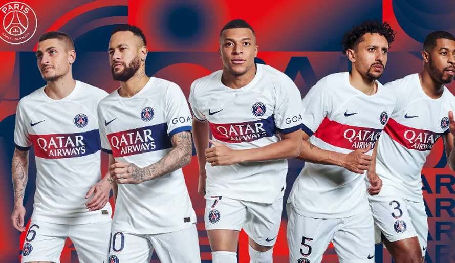 PSG lança novo uniforme de visitante para a temporada 2023/24