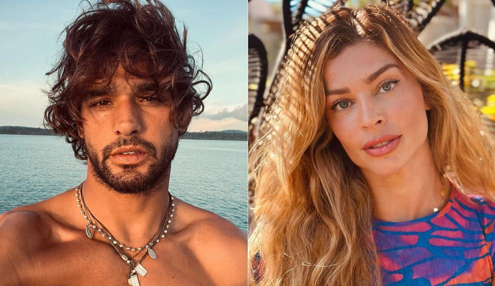 Marlon Teixeira e Grazi Massafera publicam fotos em um mesmo local na Bahia