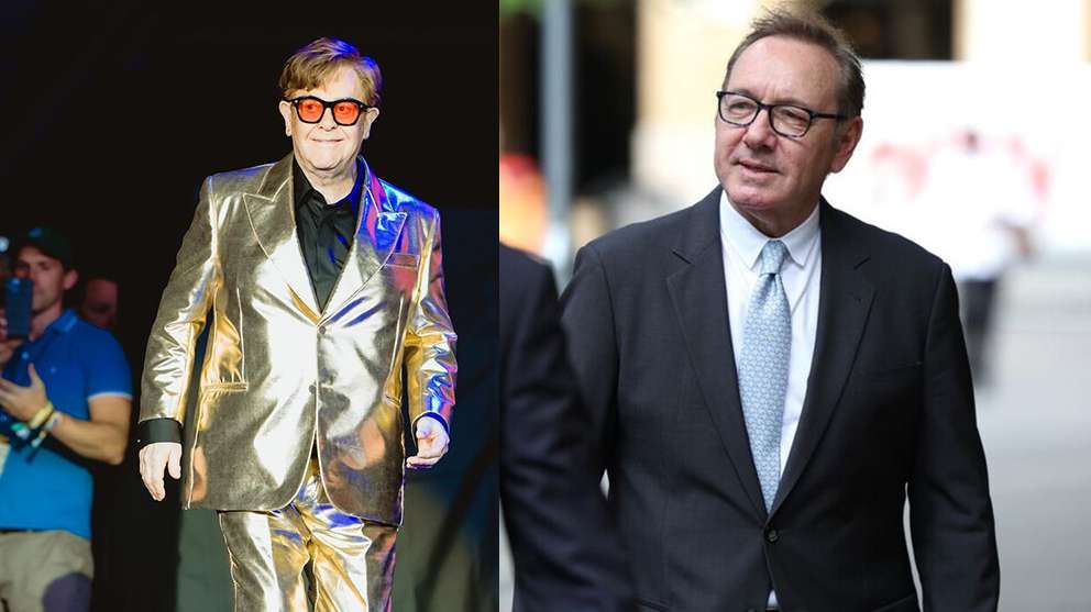 Elton John e marido testemunham a favor de Kevin Spencer