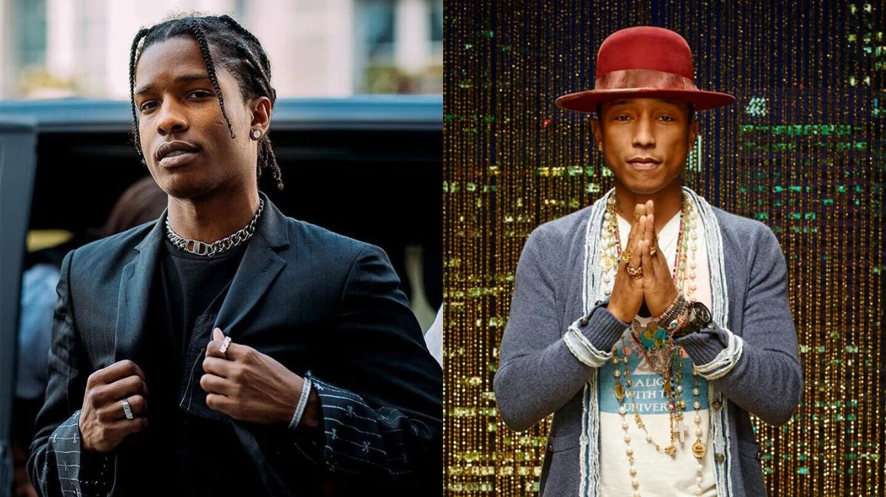 A$AP Rocky e Pharrell Williams lançam novo single “RIOT (Rodwy Pipe”n)”