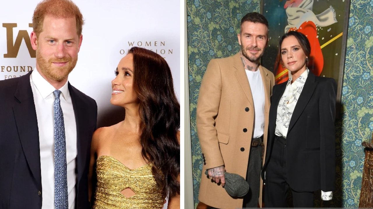 Harry e Meghan irão se pronunciar sobre problemas com David e Victoria Beckham