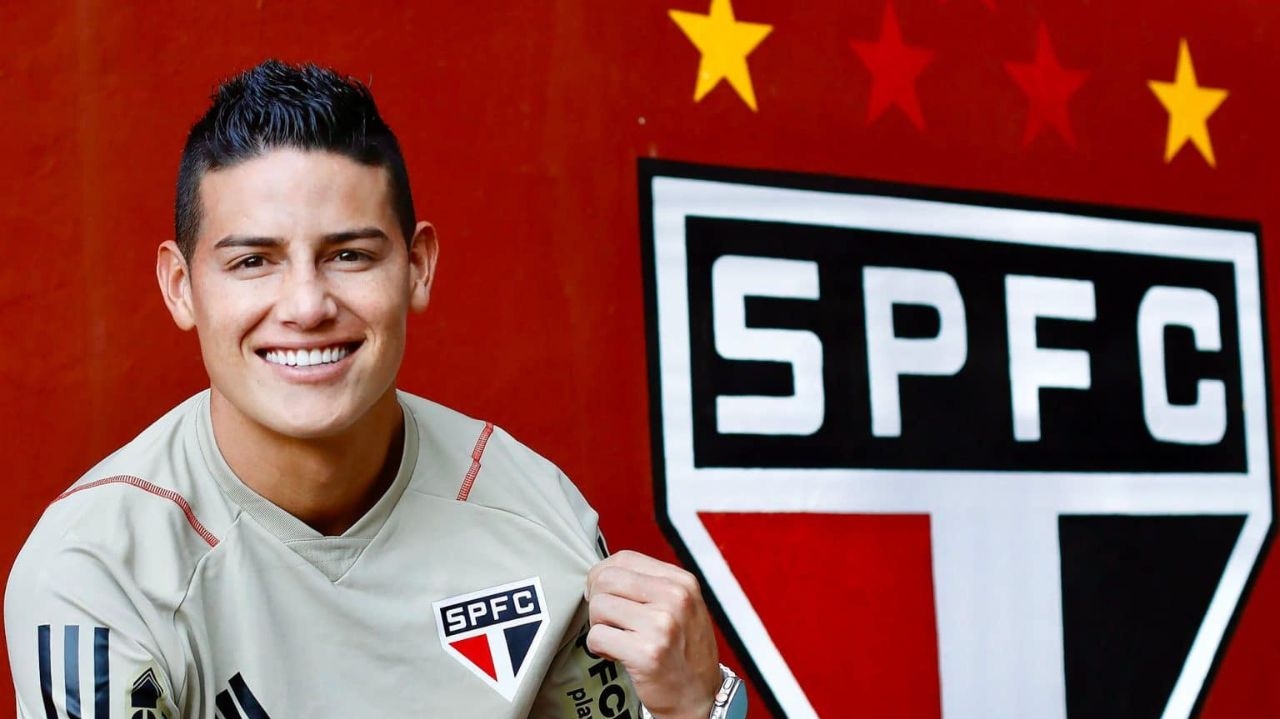 Dorival não marca data de estreia para James Rodríguez