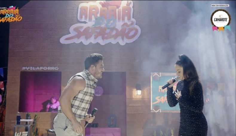 Juliette canta ‘Deus me proteja’, sua música tema no ‘BBB21’, ao lado de Safadão