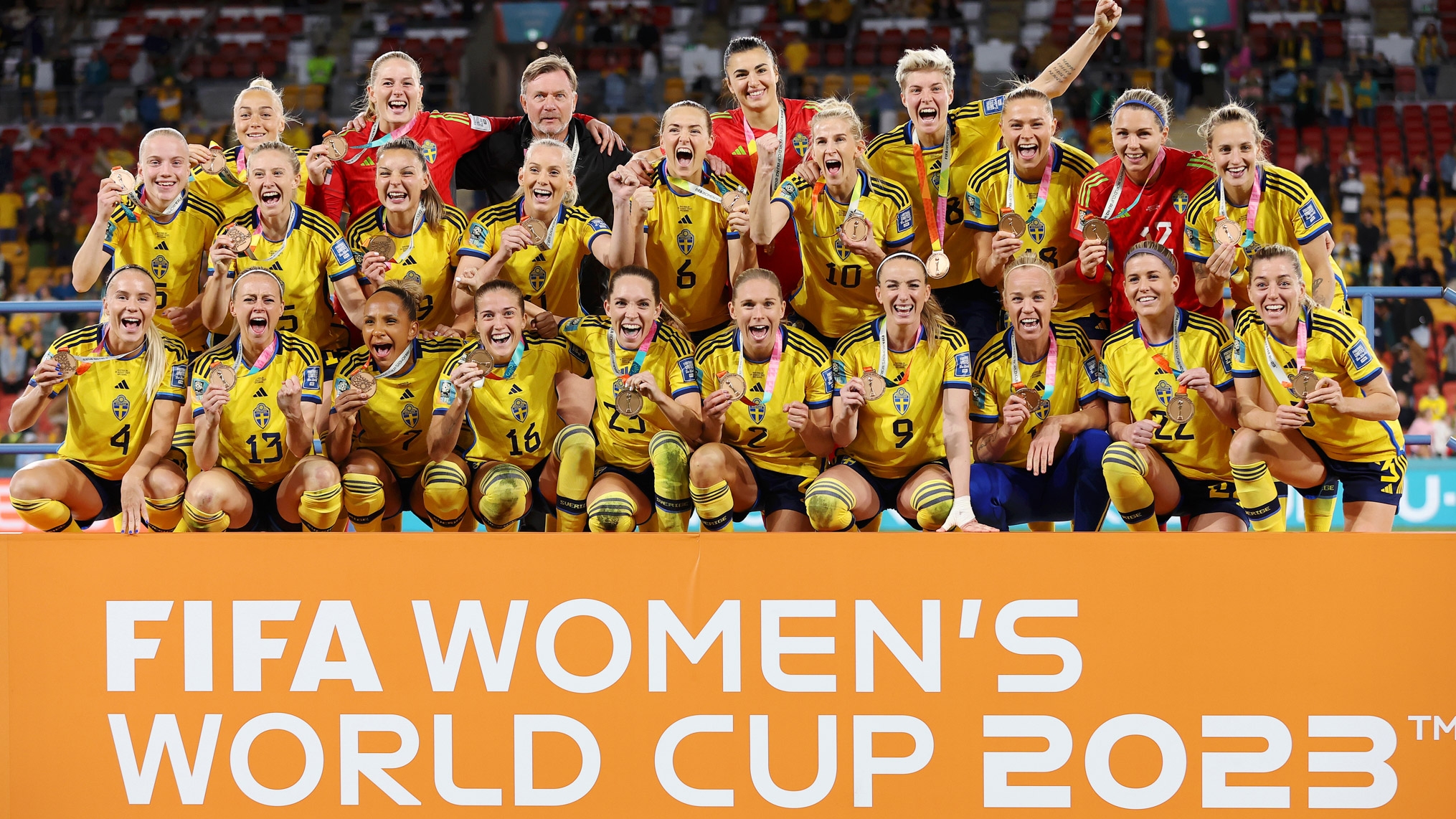 Suécia vence Austrália e fica com a terceira colocação na Copa do Mundo Feminina