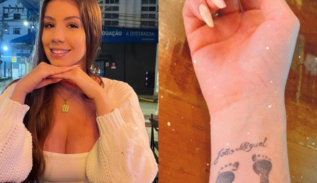 Noiva de Whinderson Nunes alivia fãs em post para filho