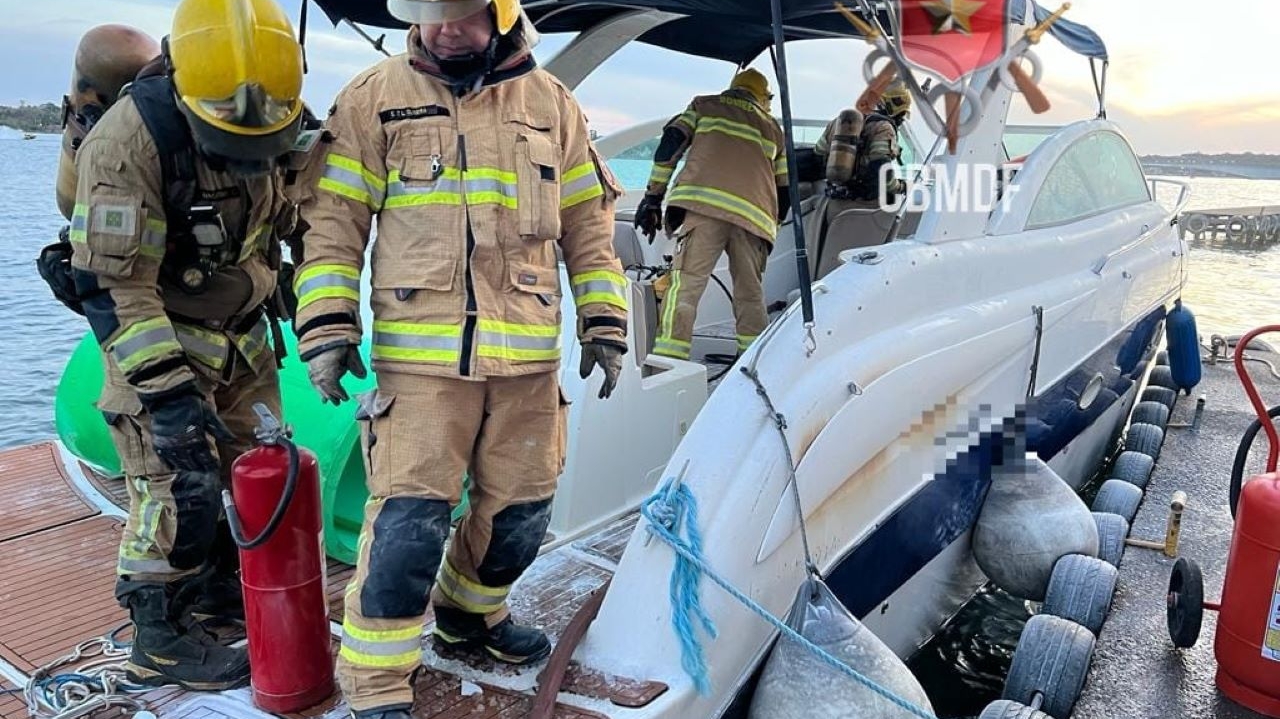 Criança morre após ter 70% do corpo queimado com explosão do motor de lancha, em Brasília