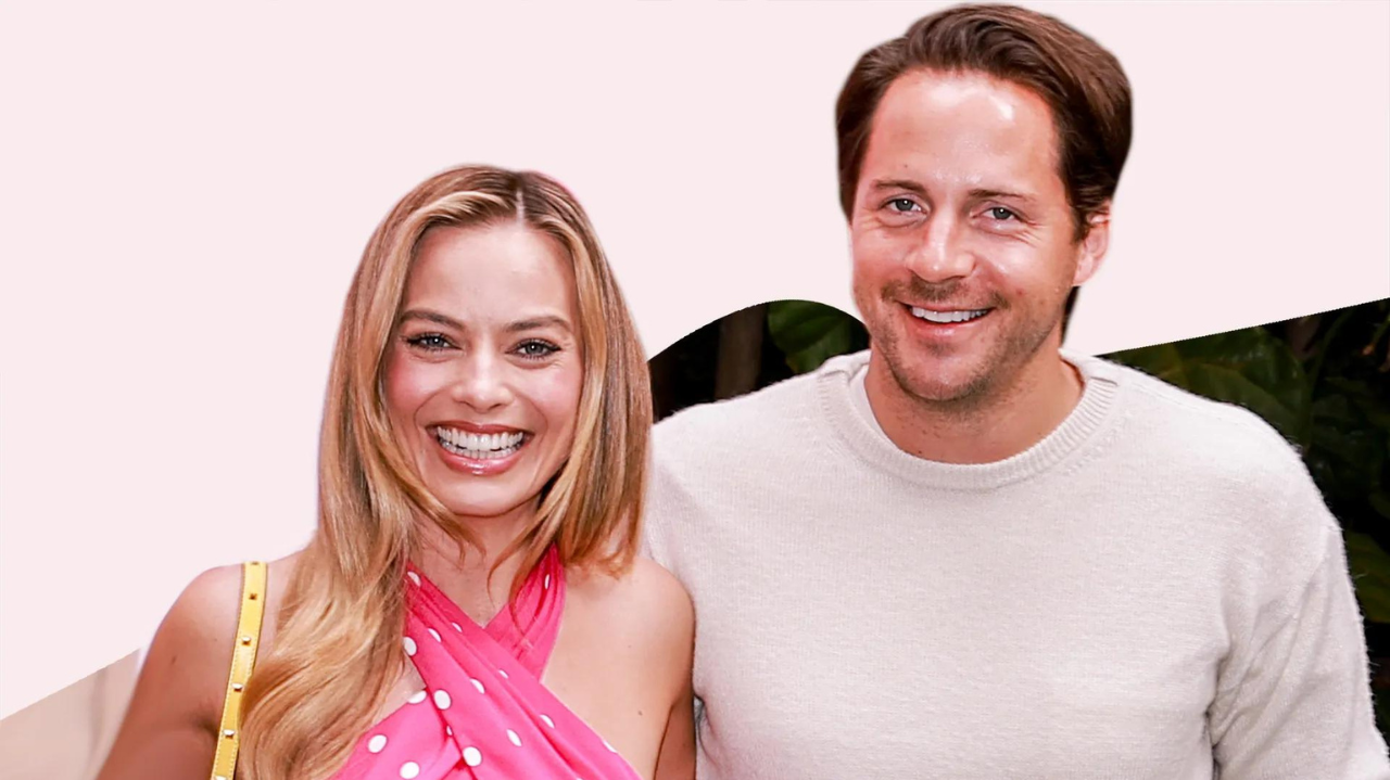Margot Robbie e seu marido são fotografados em momento romântico