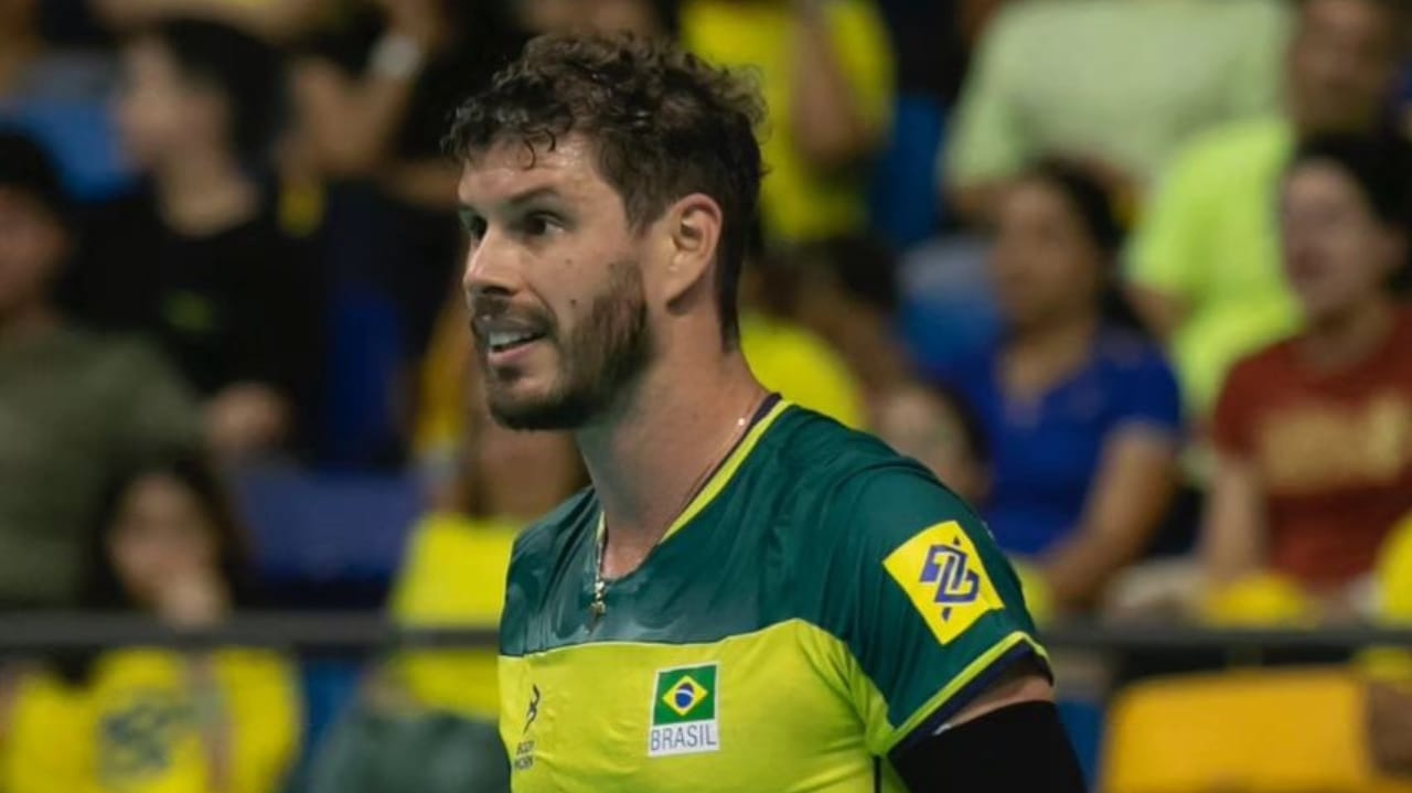 Bruninho fica em silêncio após derrota inédita para a Argentina no Sul-Americano