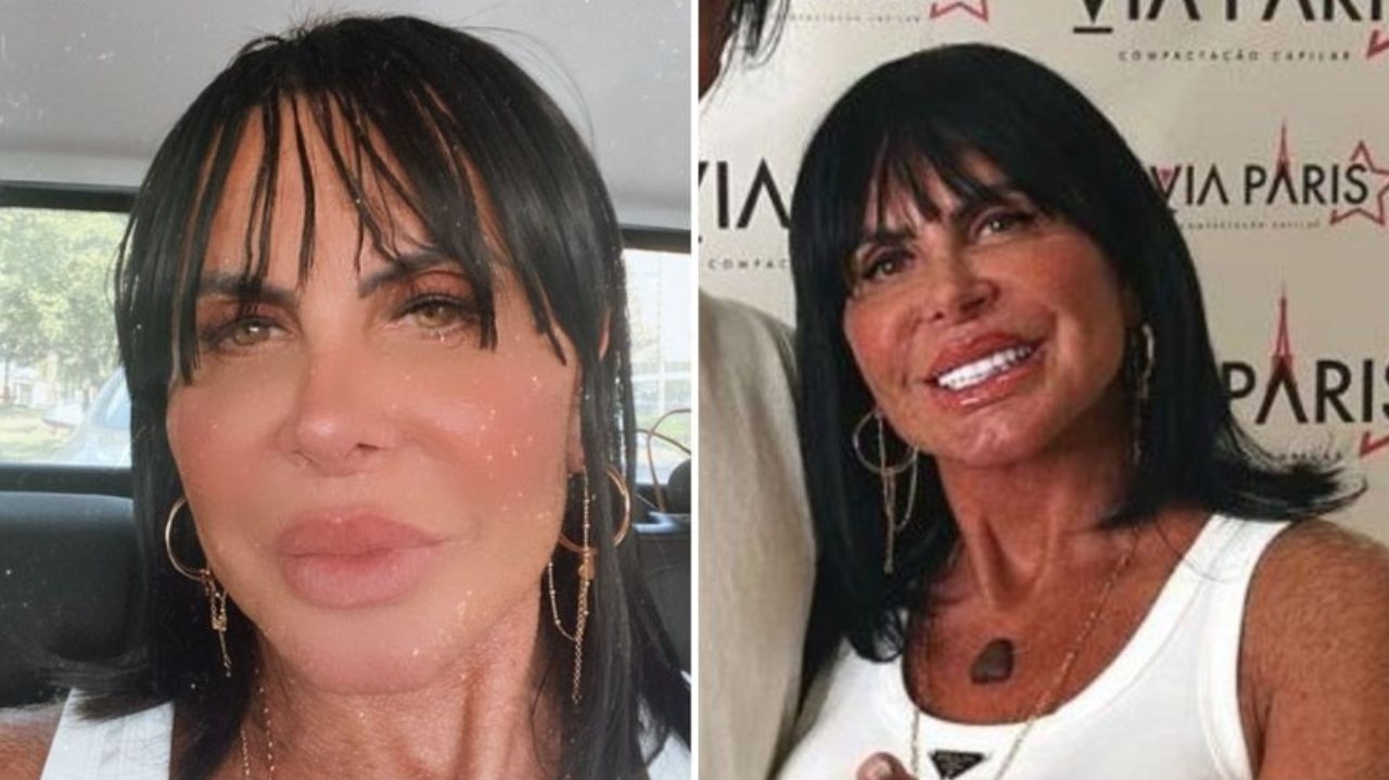 Gretchen muda mais uma vez o visual e surpreende fãs