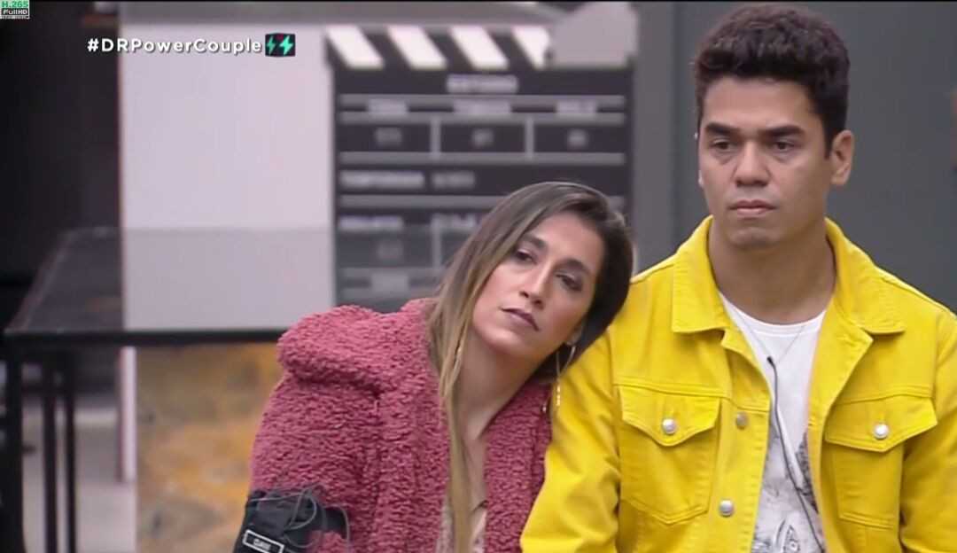 Após comentario de Fábio, Dani se irrita com o marido no ‘Power Couple’: ‘Não adianta ficar especulando’