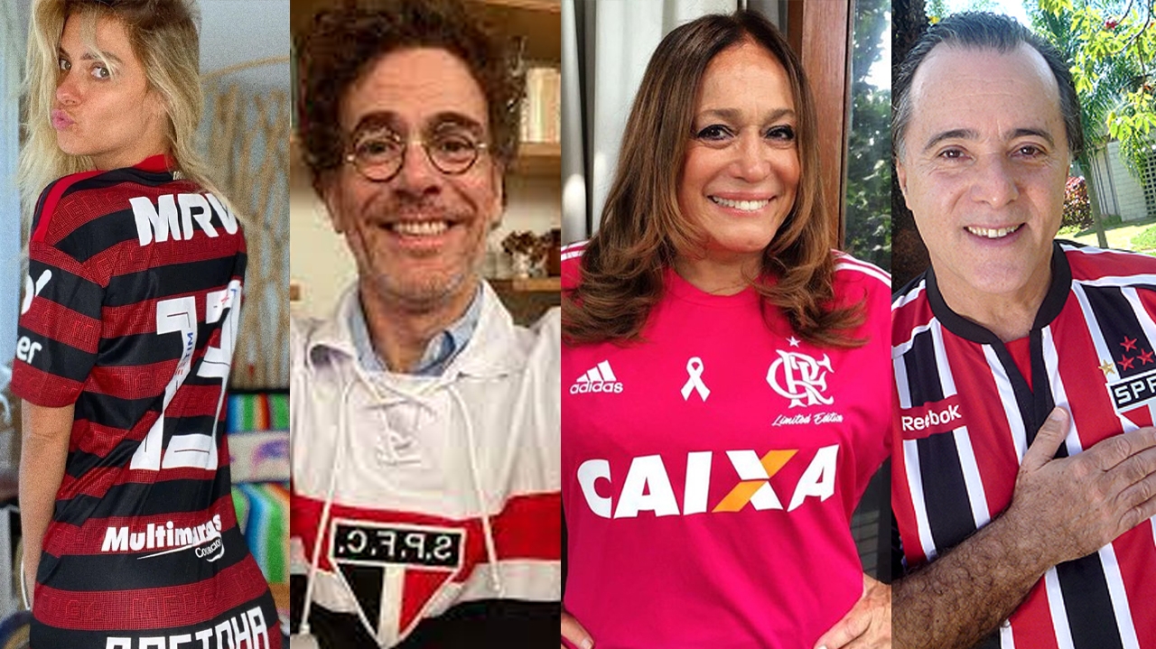 Flamengo X São Paulo: confira as celebridades que são torcedoras dos times