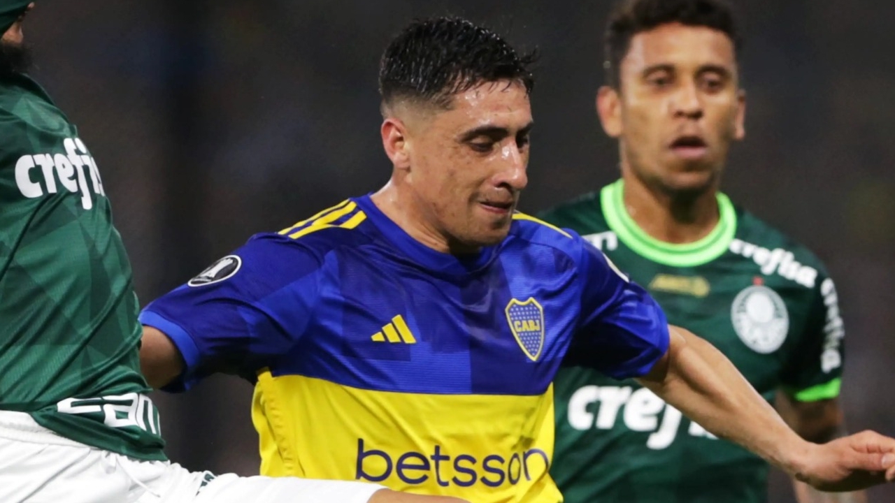 Merentiel, emprestado pelo Palmeiras, foi decisivo para a classificação do Boca Juniors