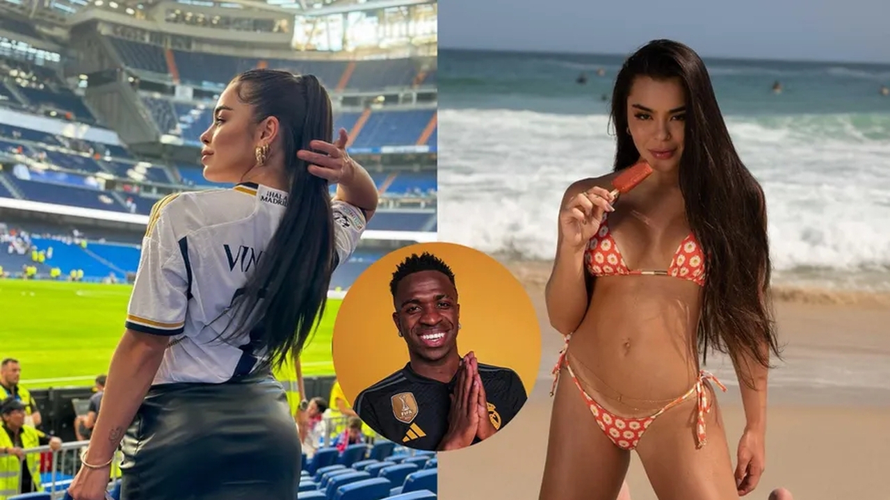 Bia Michelle passa temporada na Europa ao lado de Vinicius Jr.