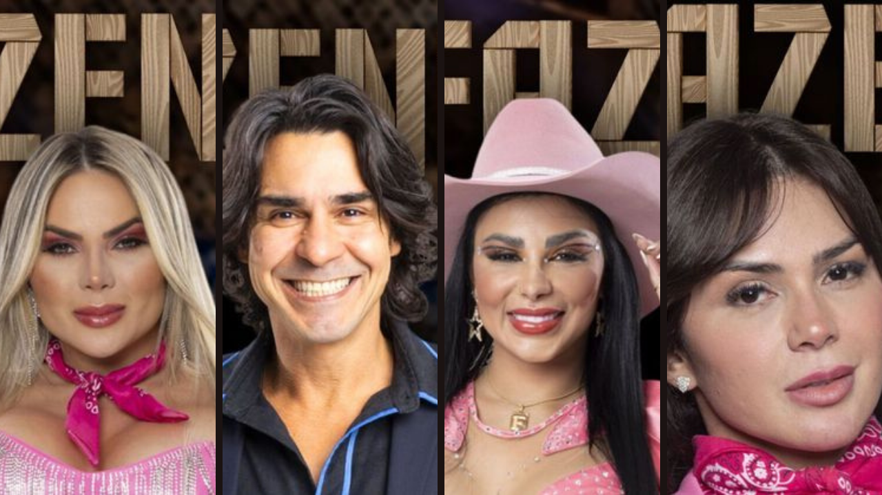 A Fazenda 15: Kally, André, Jenny e Nadja formam a nova roça
