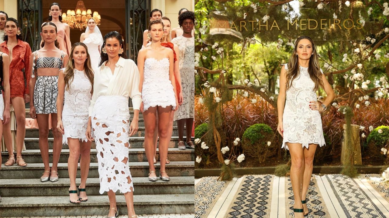 Martha Medeiros faz desfile para lançar coleção Algodão do Brasil