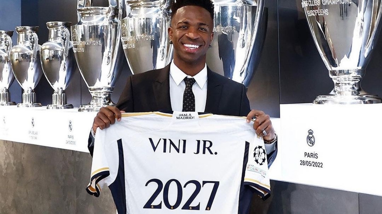 Real Madrid renova com Vinícius Junior até 2027