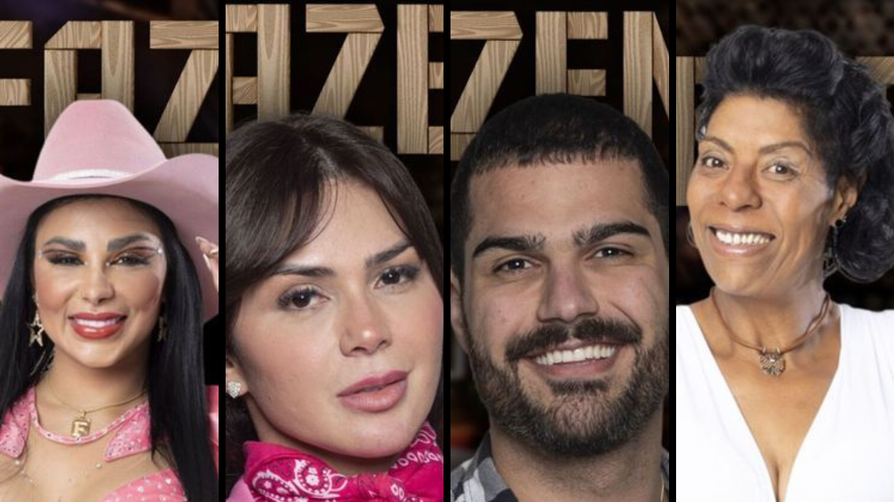 A Fazenda 15: Jenny, Nadja, Shay e Márcia Fu estão na sexta roça
