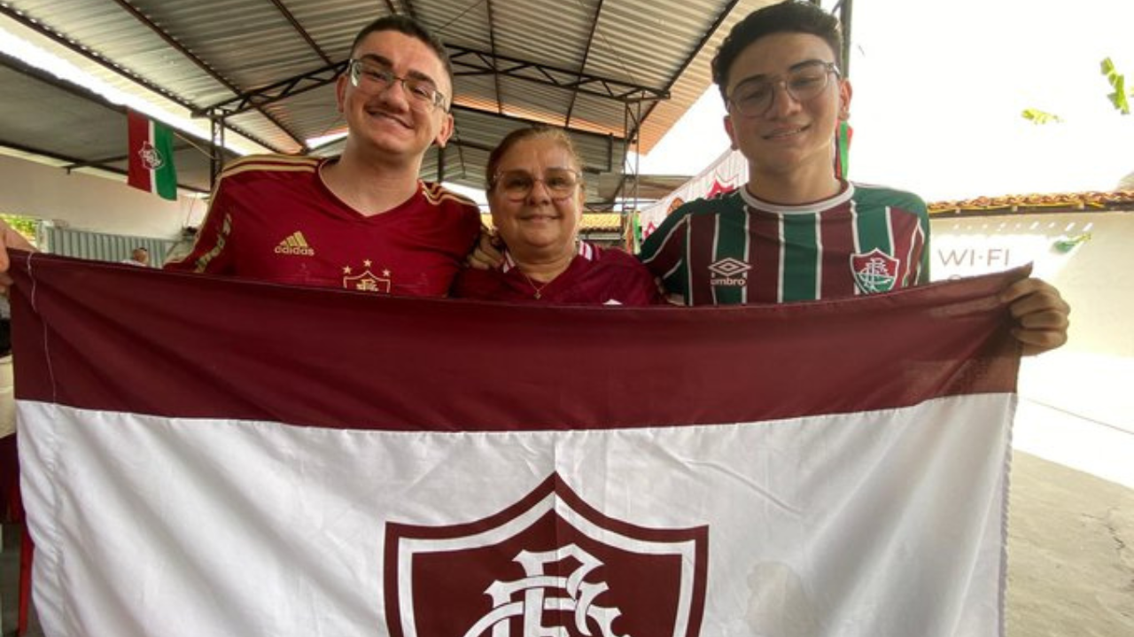 Para enterrar o “fantasma de 2008”, família piauiense viaja 350 km para torcer pelo Fluminense