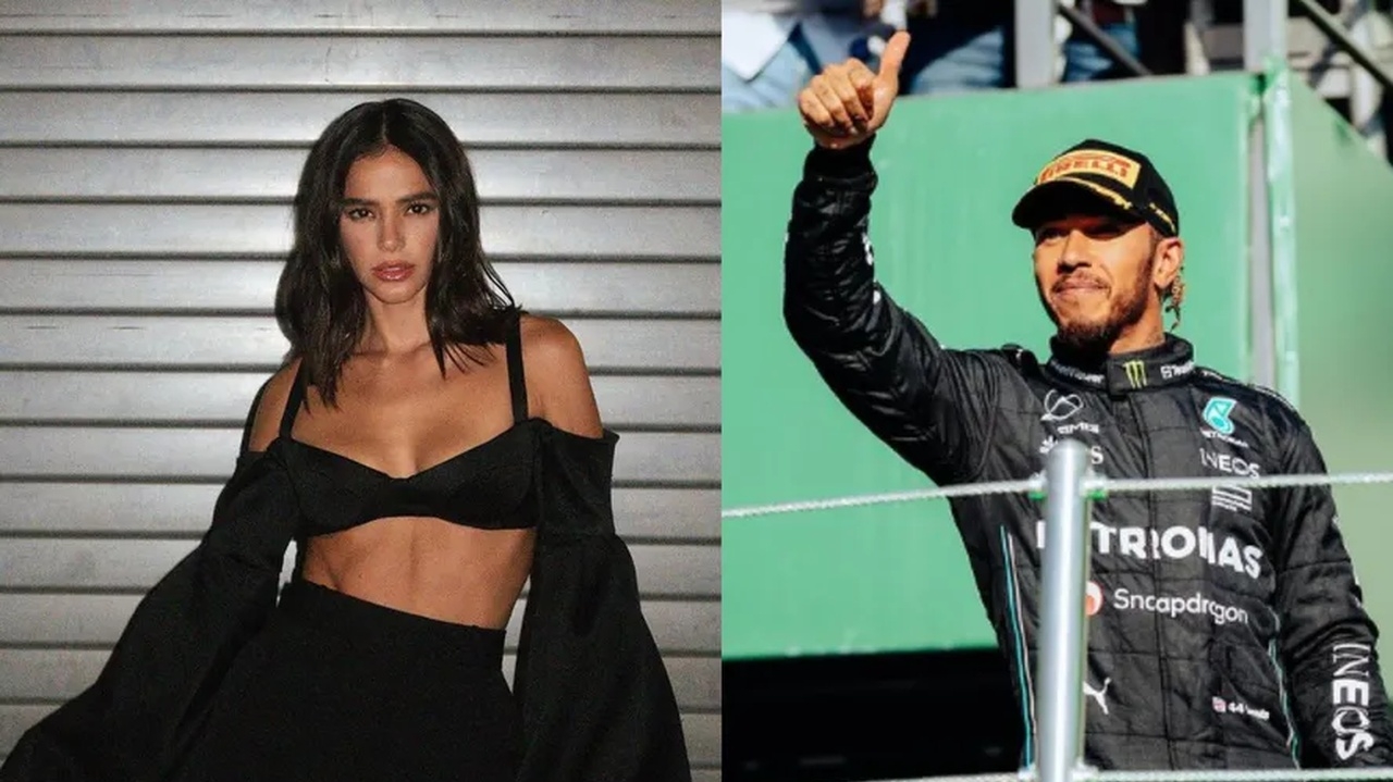 Indícios de romance apontam Bruna Marquezine como affair de Lewis Hamilton