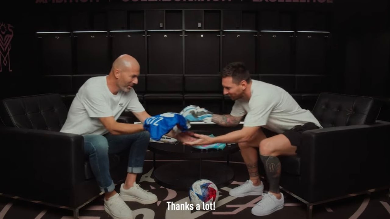 Messi e Zidane se encontram e falam sobre a falta de “camisas 10 clássicos” no futebol atual