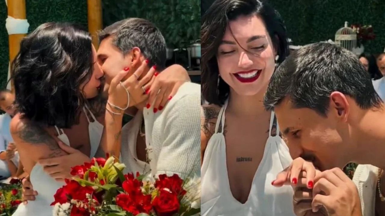 Gabi Prado compartilha momentos da celebração de casamento com Thiago Gomes