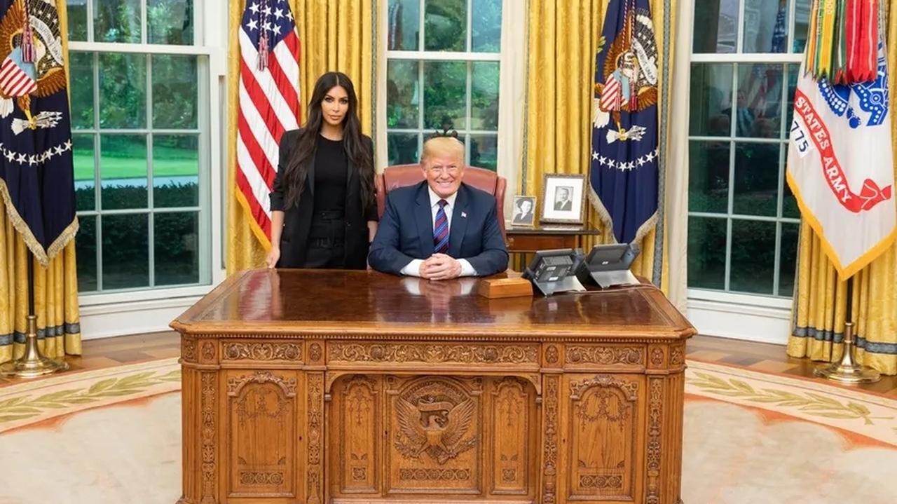 Entenda o motivo pelo qual Trump teria se reunido com Kim Kardashian em 2018