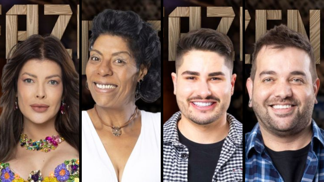A Fazenda 15: Jaqueline, Márcia Fu, Lucas e Sander estão na nova roça